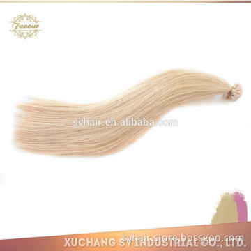 Grade 8A 2015 Colorful New Beauty Style! Double Drawn Keratin Fusion 1g/pcs nail/u tip indian remy human hair extension